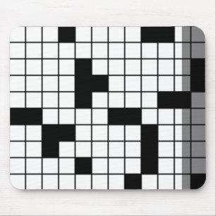 Alfombrilla De Ratón Crucigrama Mousepad