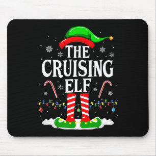 Alfombrilla De Ratón Cruising Elf Xmas Funny Parking Family Cruise