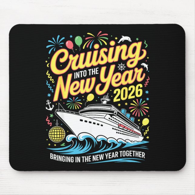 Alfombrilla De Ratón Cruising Into 2026 New Years Eve Matching Family C (Frente)