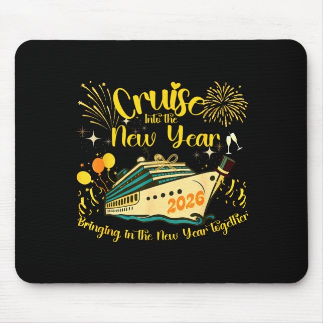 Alfombrilla De Ratón Cruising Into 2026 New Years Eve Party Favors Fami (Frente)