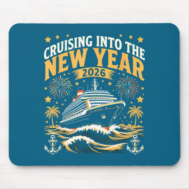 Alfombrilla De Ratón Cruising Into 2026 New Years Eve Party Favors Fami (Frente)