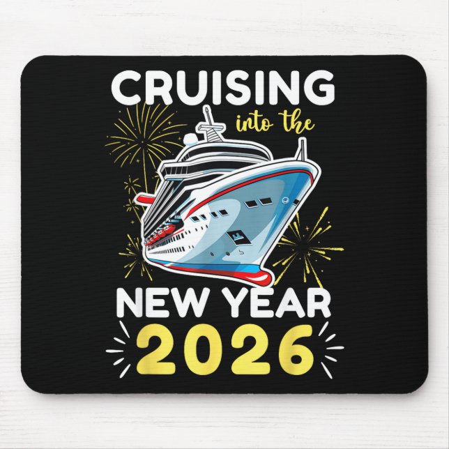 Alfombrilla De Ratón Cruising Into The New Year 2026  (Frente)