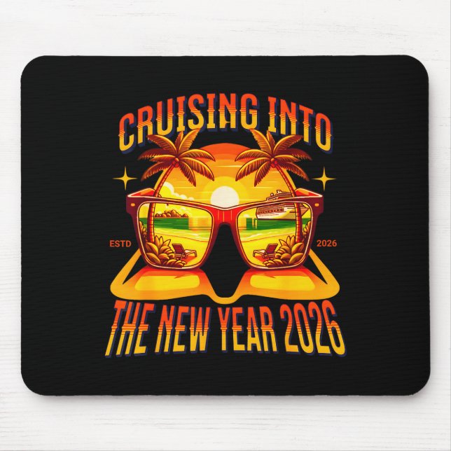 Alfombrilla De Ratón Cruising Into The New Year 2026  (Frente)