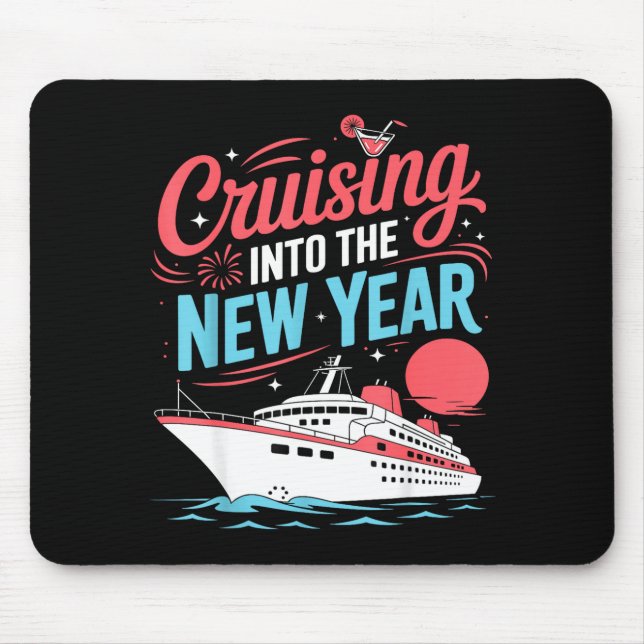 Alfombrilla De Ratón Cruising Into The New Year Trocal Holiday Travel V (Frente)