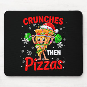 Alfombrilla De Ratón Crunches Luego Zzas Navidad Santa Zza Levantamient