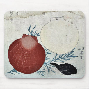 Alfombrilla De Ratón Crustáceos por Totoya, Hokkei Ukiyoe