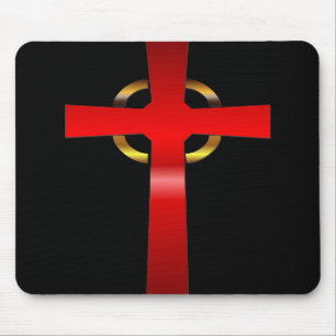 Alfombrilla De Ratón Cruz céltica Mousepad