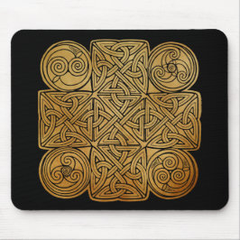 Alfombrilla De Ratón Cruz de Knotwork Celtic
