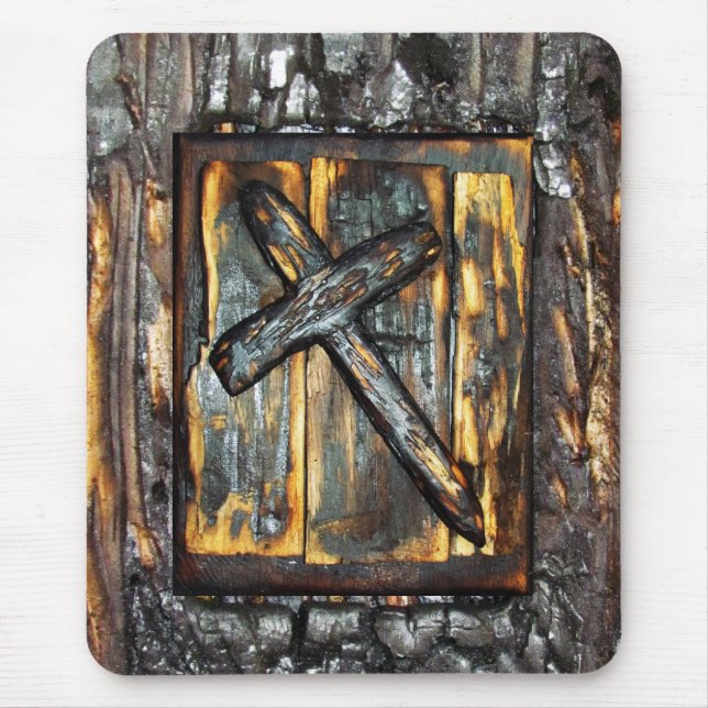 Alfombrilla De Ratón Cruz de la apocalipsis (Frente)