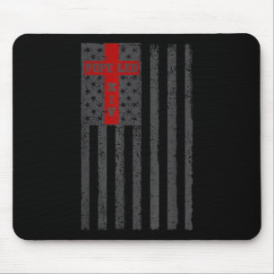Alfombrilla De Ratón Cruz de la Bandera Americana Papa Leo Xiv - Nuevo
