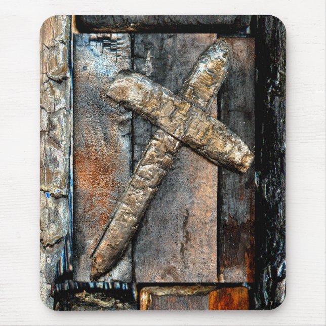 Alfombrilla De Ratón Cruz de la fuerza (Frente)