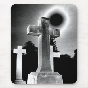 Alfombrilla De Ratón Cruz de la luna