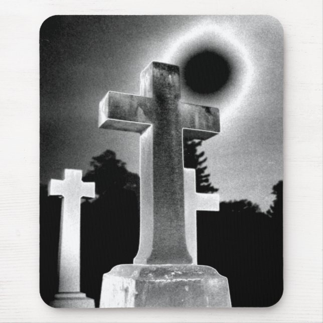 Alfombrilla De Ratón Cruz de la luna (Frente)