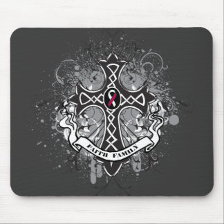 Alfombrilla De Ratón Cruz de la plegaria de la familia religiosa - Cánc