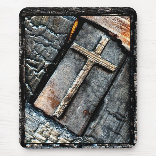 Alfombrilla De Ratón Cruz de la protección (Frente)