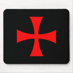 Alfombrilla De Ratón Cruz de los Caballeros Templarios Orden Católica C