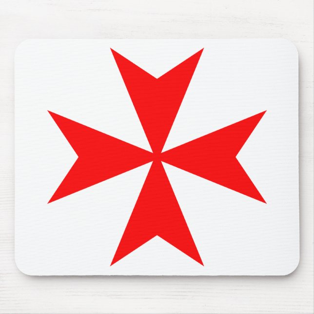 Alfombrilla De Ratón Cruz de Malta (Frente)