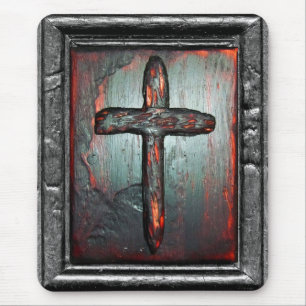 Alfombrilla De Ratón Cruz de sangre