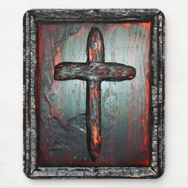 Alfombrilla De Ratón Cruz de sangre (Frente)