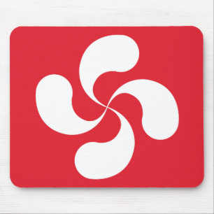 Alfombrilla de ratón Cruz Vasca “Lauburu "