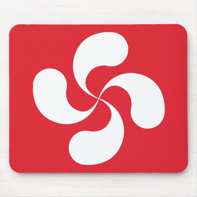 Alfombrilla de ratón Cruz Vasca “Lauburu " (Frente)