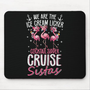 Alfombrilla De Ratón Cruzando divertido escuadrón de crucero chicas via