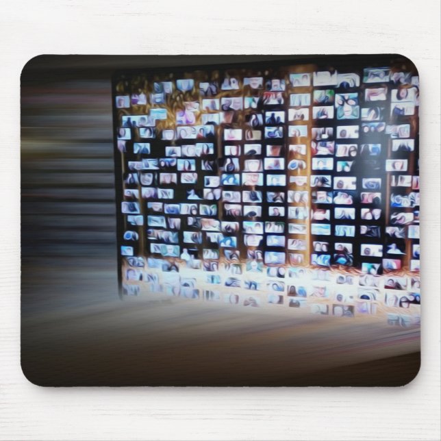 Alfombrilla De Ratón Cruzando fronteras en línea (Frente)