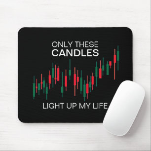 Alfombrilla De Ratón Crypto Candlesticks Personalizado