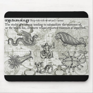 Alfombrilla De Ratón Cryptozoology antiguo Mousepad