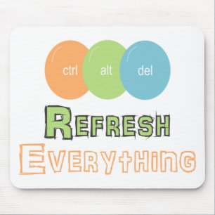 Alfombrilla De Ratón Ctrl alt del Refresh Everything