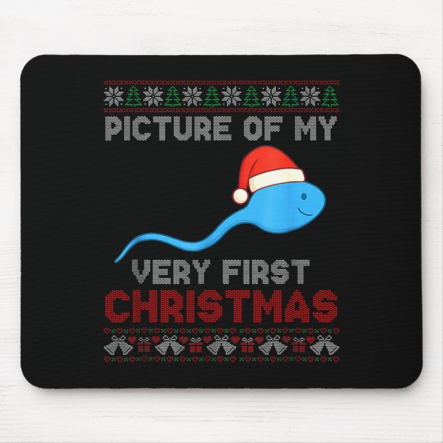 Alfombrilla De Ratón Cture Of My Very First Christmas Joke Funny Xmas  (Frente)