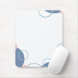 Alfombrilla De Ratón Cuaderno elegante con diseño de círculos coloridos