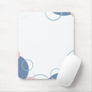Alfombrilla De Ratón Cuaderno elegante con diseño de círculos coloridos