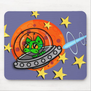 ALFOMBRILLA DE RATÓN CUADRADO ESPACIO KITTY CAT MOUSE PAD