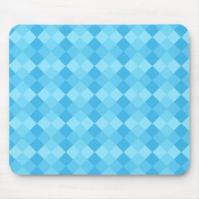 Alfombrilla De Ratón Cuadrados azules (Frente)