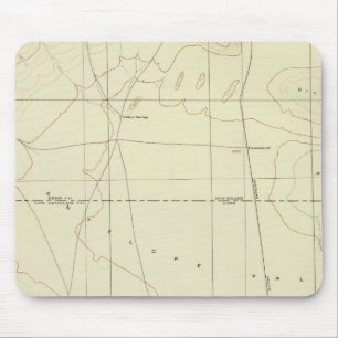 Alfombrilla De Ratón Cuadrángulo de Palmdale que muestra el río San A