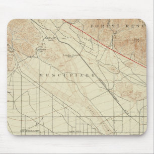 Alfombrilla De Ratón Cuadrángulo de San Bernardino que muestra el Rift