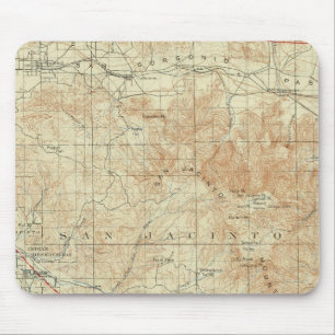 Alfombrilla De Ratón Cuadrángulo de San Jacinto que muestra la ruptura