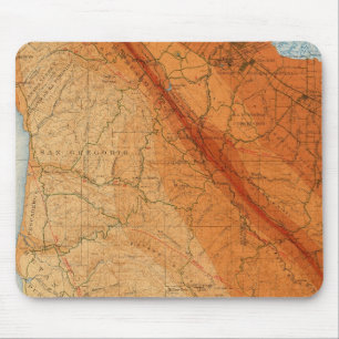 Alfombrilla De Ratón Cuadrícula de Santa Cruz muestra intensidad, defe