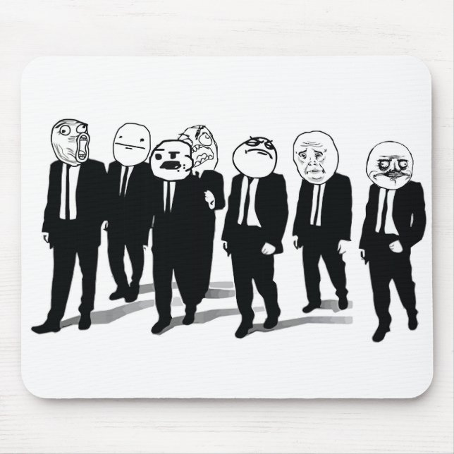 Alfombrilla De Ratón Cuadrilla Mousepad de la rabia (Frente)