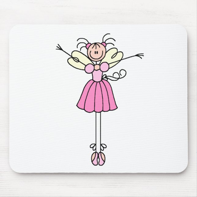 Alfombrilla De Ratón Cuadro dos Mousepad del palillo de la bailarina (Frente)