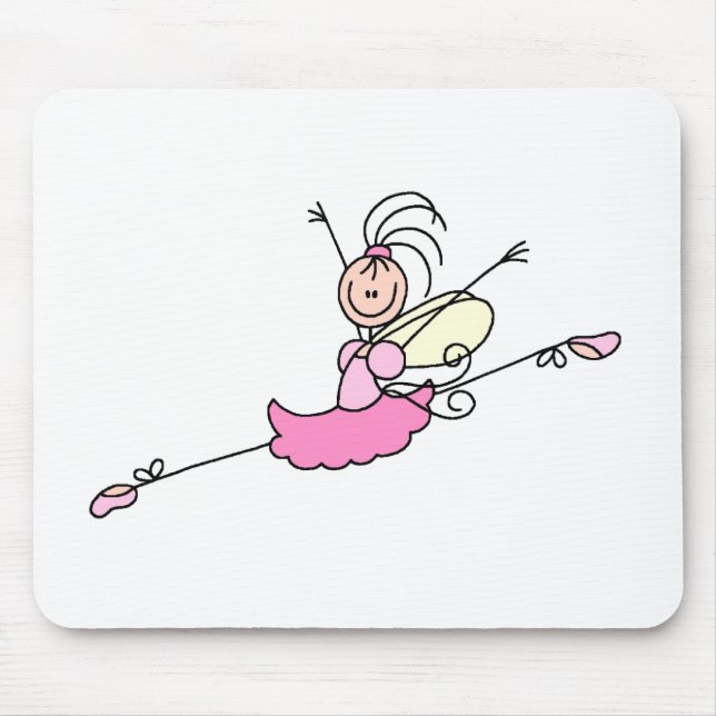 Alfombrilla De Ratón Cuadro uno Mousepad del palillo de la bailarina (Frente)