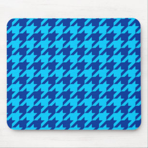 Alfombrilla De Ratón Cuadros Escoceses Cyan Azul Marino 
