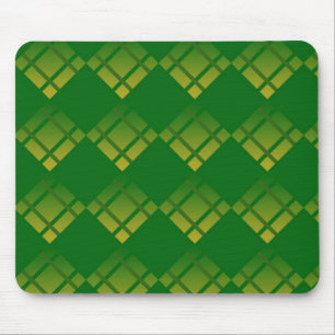 Alfombrilla De Ratón cuadros verdes