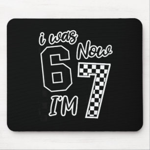 Alfombrilla De Ratón Cuadros Yo tenía 6 ahora tengo 7 Cumpleaños siete