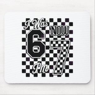 Alfombrilla De Ratón Cuadros Yo tenía 6 ahora tengo 7 Cumpleaños siete