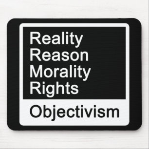 Alfombrilla De Ratón ¿Cuál es Objectivism? mousepad