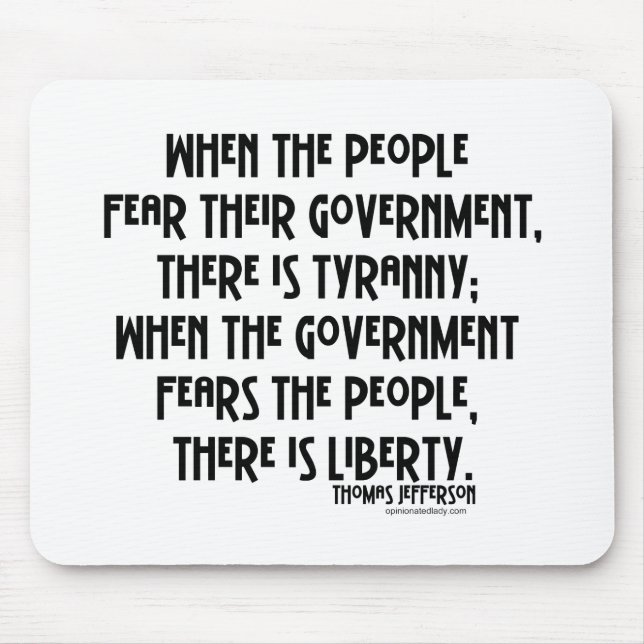 Alfombrilla De Ratón ¿Cuál es tiranía…? (Frente)