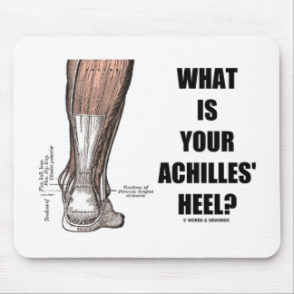 Alfombrilla De Ratón ¿Cuál Es Tu Talón De Aquiles? (Anatomía de talón)