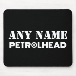 Alfombrilla De Ratón Cualquier nombre de Petrolhead personalizado
